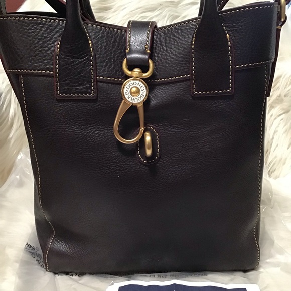 Dooney Florentine Leather North south bucket tote - Picture 6 of 16